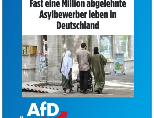 Fast 1.000.000 abgelehnte Asylbewerber in Deutschland