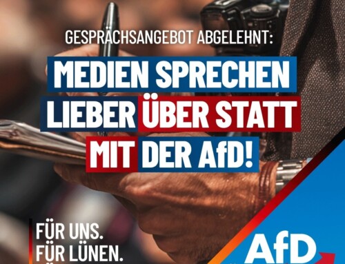 Medien sprechen lieber über die AfD, anstatt mit der AfD