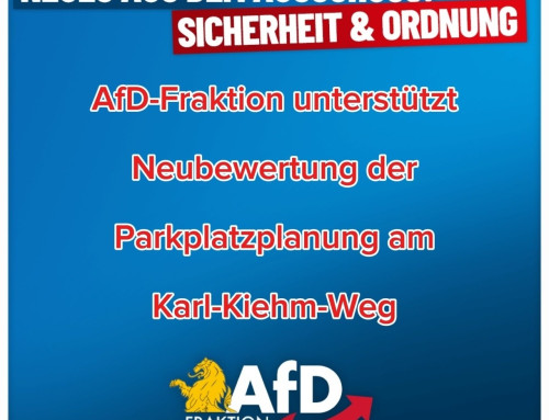 Parkplatzsituation muss überdacht werden