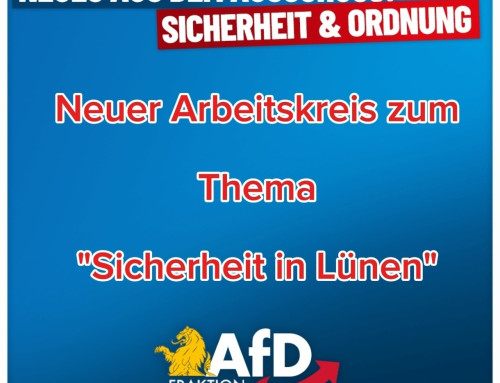 AfD-Antrag in Arbeitskreis überführt