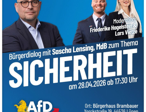 Bürgerdialog mit Sascha Lensing am 28.04.2026